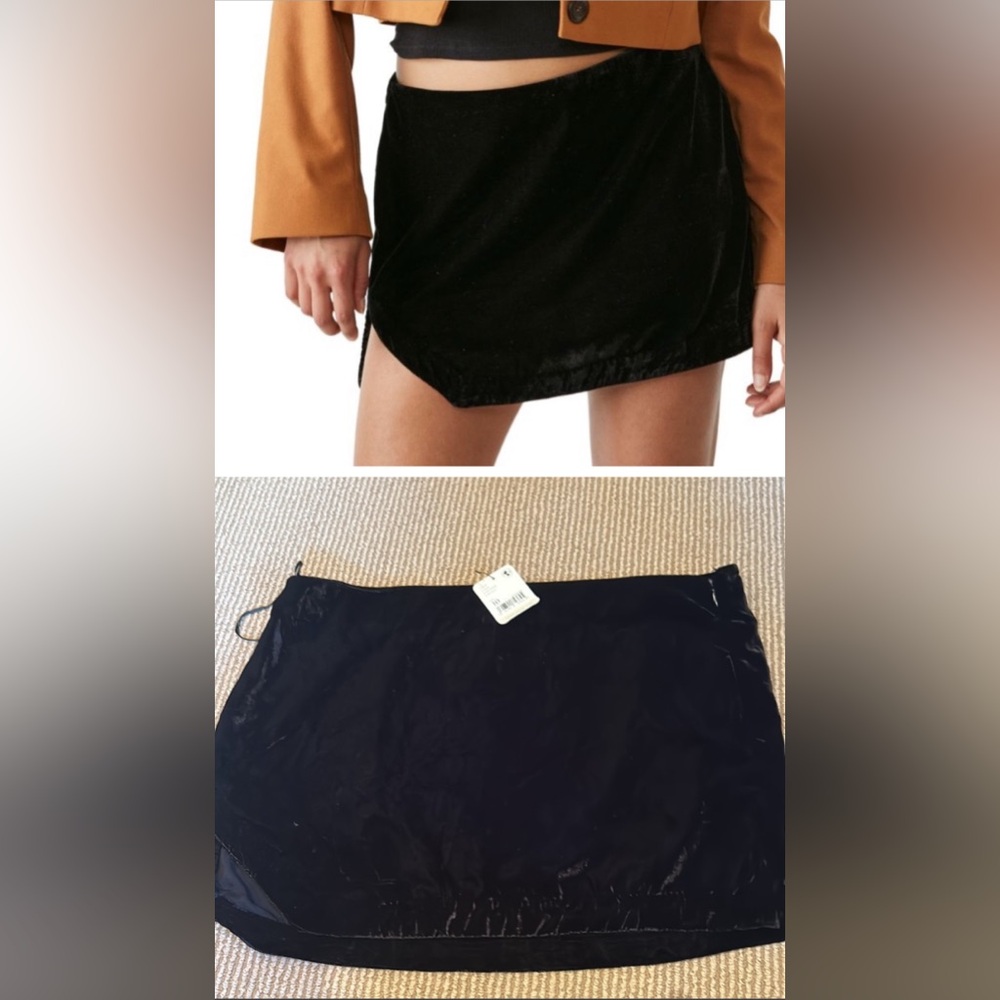 NWT Free People Annalise Velvet Mini